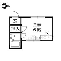 京都府京都市上京区浮田町（賃貸マンション1R・4階・17.00㎡） その2