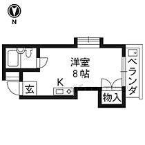 ベルヴィナダ 302 ｜ 京都府京都市北区紫竹北大門町（賃貸マンション1R・3階・20.11㎡） その2