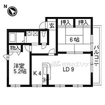 フローラルさぎまち 202 ｜ 京都府京都市左京区上高野鷺町（賃貸アパート2LDK・2階・57.00㎡） その2