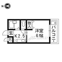 京都府京都市左京区一乗寺大原田町（賃貸マンション1K・2階・18.26㎡） その2