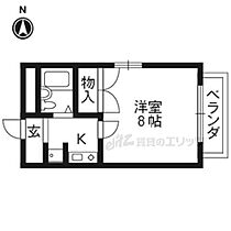 京都府京都市左京区一乗寺宮ノ東町（賃貸マンション1K・1階・20.00㎡） その2