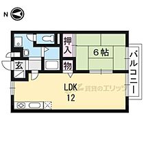 京都府京都市左京区上高野畑ケ田町（賃貸アパート1LDK・2階・43.68㎡） その2