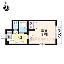 ラヴィアンローズ 305 ｜ 京都府京都市北区衣笠北荒見町（賃貸マンション1K・3階・22.20㎡） その2