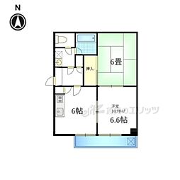 アメニティプラザ 2DKの間取図画像