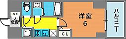 エスリードレジデンスグラン神戸三宮シティ 1Kの間取図画像