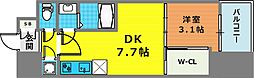 セレニテ神戸駅前アリエ 1LDKの間取図画像