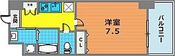 アドバンス神戸グルーヴ 1Kの間取図画像