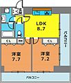 ロイヤルヒル神戸三ノ宮Part212階17.8万円