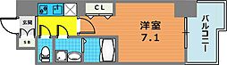 ワールドアイ神戸元町ヒルズ 1Kの間取図画像