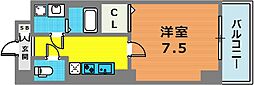 アシストみなと元町 1Kの間取図画像