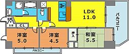 ベルレコルテ浜辺 3LDKの間取図画像