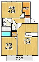 おおくぼの森　A棟  ｜ 福岡県北九州市門司区大久保2丁目（賃貸アパート2LDK・1階・53.70㎡） その2