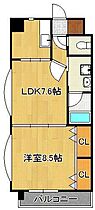 浅野ベイタワー  ｜ 福岡県北九州市小倉北区浅野2丁目（賃貸マンション1LDK・5階・40.95㎡） その2