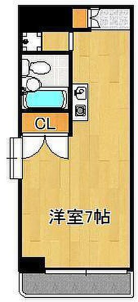 日之出ビル馬借 ｜福岡県北九州市小倉北区馬借1丁目(賃貸マンション1R・4階・23.40㎡)の写真 その2