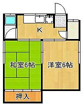 MYハイツ  ｜ 福岡県北九州市門司区寺内3丁目（賃貸アパート2K・2階・35.50㎡） その1