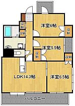 REZIA小倉  ｜ 福岡県北九州市小倉北区京町4丁目（賃貸マンション3LDK・5階・72.65㎡） その2