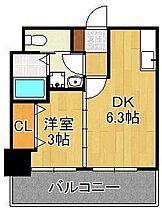 No.71 オリエントトラストタワー  ｜ 福岡県北九州市小倉北区馬借2丁目（賃貸マンション1DK・19階・24.00㎡） その2