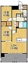 ラフィーネ香春口  ｜ 福岡県北九州市小倉北区香春口2丁目（賃貸マンション2LDK・11階・54.06㎡） その2