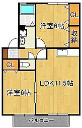 ヒルサイドテラス 2階
