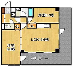 ラフィナーレアースコート魚町 9階