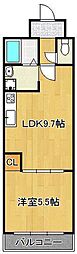 エルザ馬借47 1LDKの間取図画像