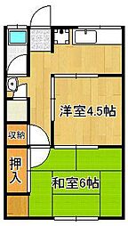 高砂ハイツ 2階/-