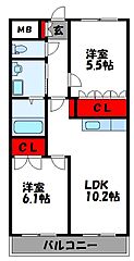 物件の間取り