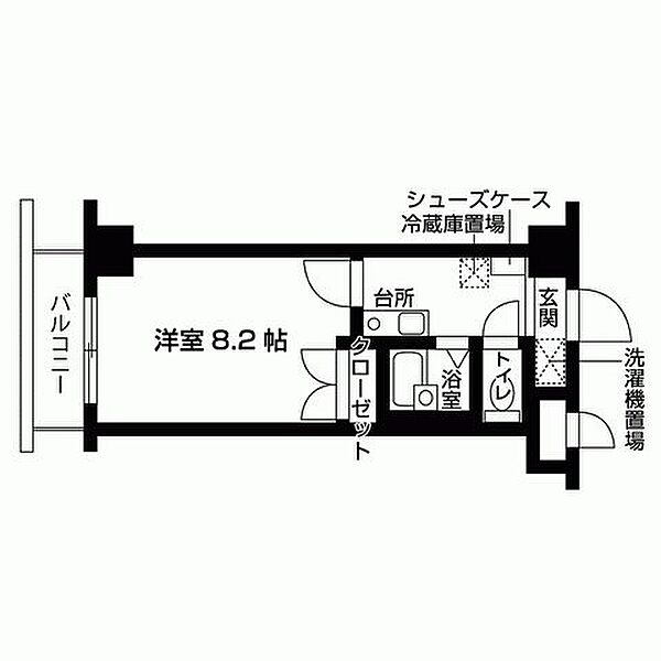 クレスト草津 606｜滋賀県草津市笠山５丁目(賃貸マンション1K・6階・24.64㎡)の写真 その2