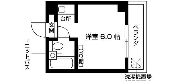 シャトーメルヘン 605｜大阪府大阪市西淀川区姫島２丁目(賃貸マンション1R・6階・12.84㎡)の写真 その2