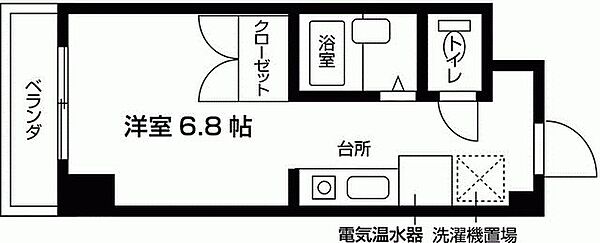 カレッジハイツディグニティー 425｜大阪府吹田市上山手町(賃貸マンション1K・4階・20.16㎡)の写真 その2