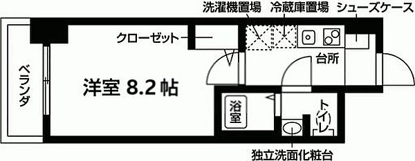 ヴェッセル幅下 905｜愛知県名古屋市西区幅下２丁目(賃貸マンション1K・9階・24.06㎡)の写真 その2