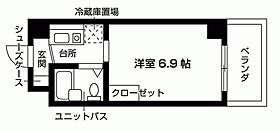 クレストナゴヤ 703 ｜ 愛知県名古屋市西区牛島町2-13（賃貸マンション1R・7階・17.81㎡） その2