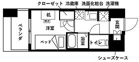 レジディア仙台支倉（東北大学病院前・学生レジデンス） 1212 ｜ 宮城県仙台市青葉区支倉町4-20（賃貸マンション1R・12階・17.46㎡） その2