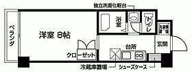 バウスクロス仙台宮町 827 ｜ 宮城県仙台市青葉区宮町２丁目2-12（賃貸マンション1K・8階・24.08㎡） その2