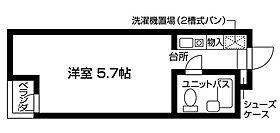 アップルコート綱島 301 ｜ 神奈川県横浜市港北区綱島西４丁目13-26（賃貸マンション1R・3階・14.62㎡） その2