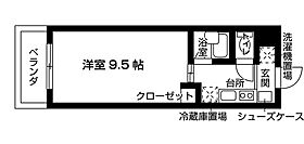 プラウド世田谷 113 ｜ 東京都世田谷区等々力７丁目22-6（賃貸マンション1K・1階・25.04㎡） その2