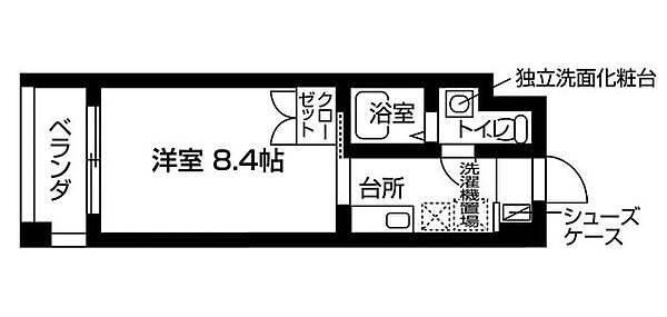 ドゥーエ新百合ヶ丘 ｜神奈川県川崎市麻生区百合丘２丁目(賃貸マンション1K・5階・24.09㎡)の写真 その2