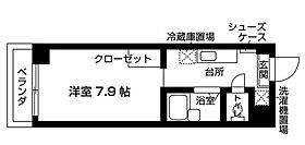 バウスクロス千葉 504 ｜ 千葉県千葉市中央区新田町9-15（賃貸マンション1R・5階・22.18㎡） その2