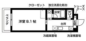 調布ドルフ 108 ｜ 東京都調布市佐須町４丁目7-1（賃貸マンション1K・1階・25.20㎡） その2