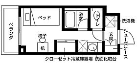 リビオセゾン杉並永福 206 ｜ 東京都杉並区永福４丁目21-12（賃貸マンション1R・2階・15.36㎡） その2