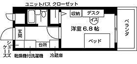 学生会館ゼファー 502 ｜ 福岡県福岡市西区愛宕２丁目10-12（賃貸マンション1K・5階・18.80㎡） その2