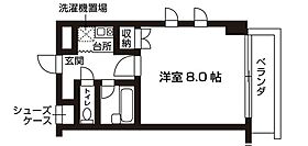 ラフォーレ香椎  ｜ 福岡県福岡市東区香椎駅東３丁目8-22（賃貸マンション1K・3階・23.36㎡） その2