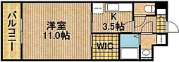 アクアルミエール 1SKの間取図画像
