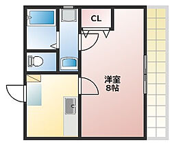 クレフラスト浜松学院大学前 A103 ｜ 静岡県浜松市中央区布橋３丁目（賃貸アパート1K・1階・25.00㎡） その2