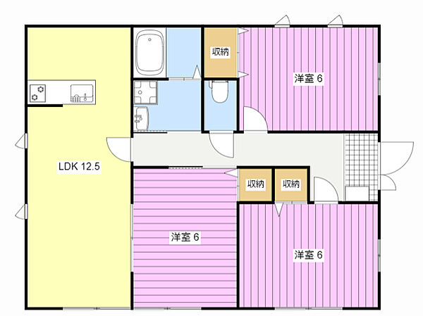 楊子町借家　A ｜静岡県浜松市中央区楊子町(賃貸一戸建3LDK・1階・68.00㎡)の写真 その2