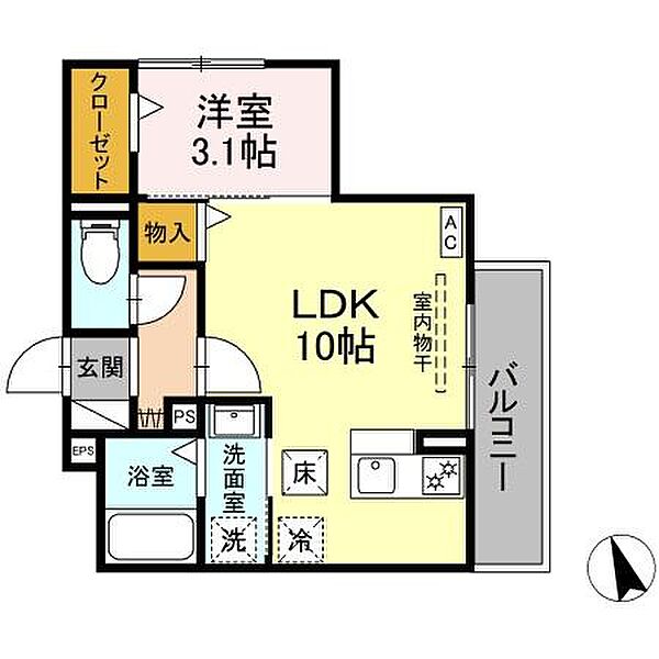 仮）D-room元目町 105｜静岡県浜松市中央区元目町(賃貸アパート1LDK・1階・33.87㎡)の写真 その1