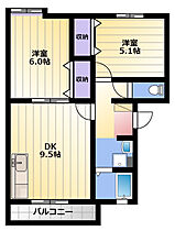 MSタウン C-2 ｜ 静岡県浜松市中央区入野町（賃貸マンション2LDK・2階・48.17㎡） その2