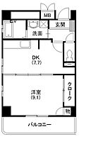 シャルマン 205 ｜ 静岡県浜松市中央区海老塚１丁目（賃貸マンション1DK・2階・42.10㎡） その2