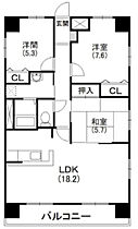 アレグリア曳馬 201 ｜ 静岡県浜松市中央区曳馬５丁目（賃貸マンション3LDK・2階・81.40㎡） その2