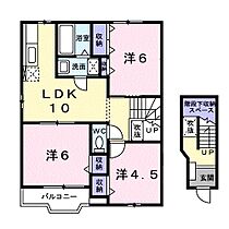 シャルマンタツミＢ 201 ｜ 静岡県湖西市梅田（賃貸アパート3LDK・2階・65.57㎡） その2